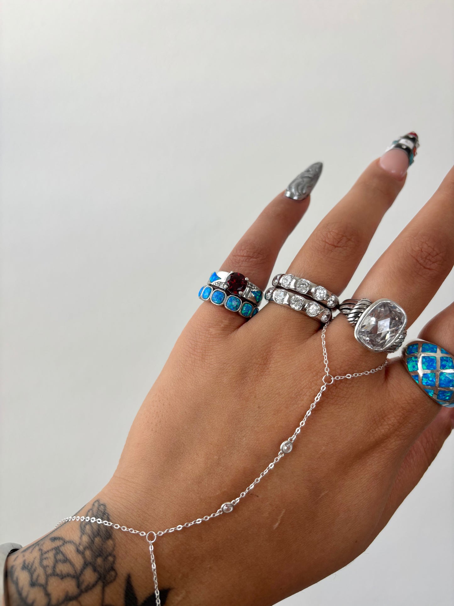 Blue Opal Ring