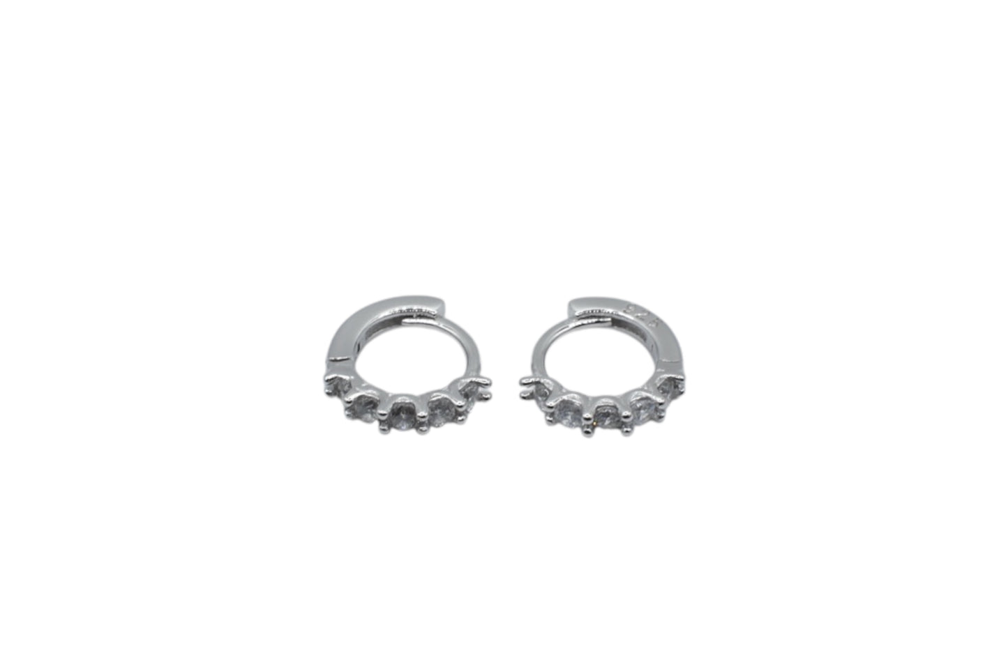 CZ Huggie Hoops
