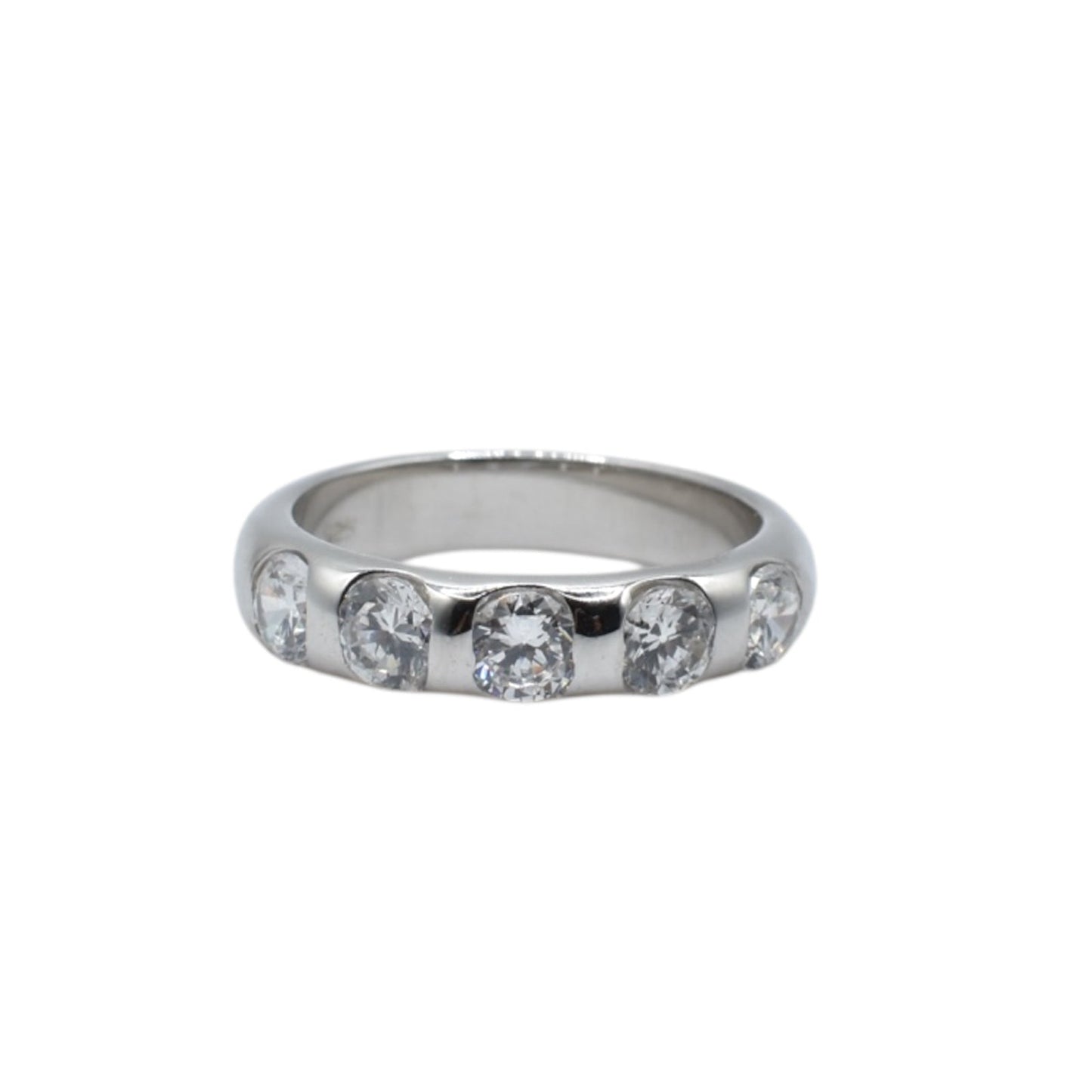 CZ Band Ring
