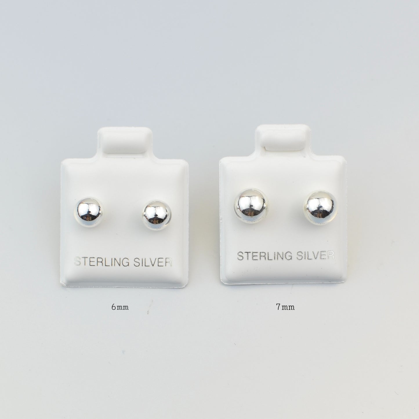 Ball Studs | Sterling Silver