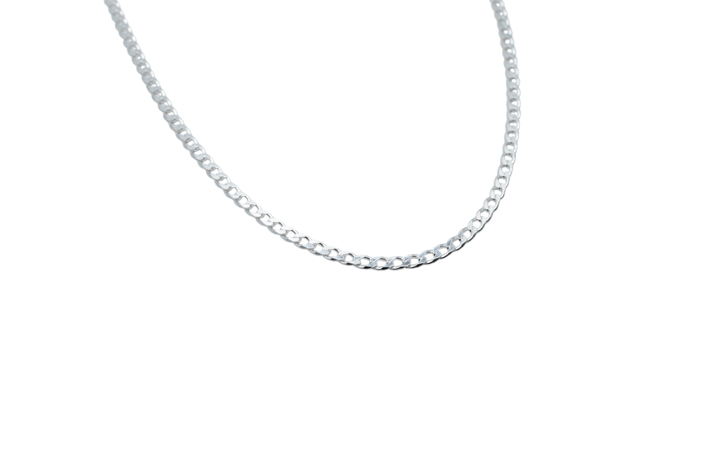 Silver Curb Chain