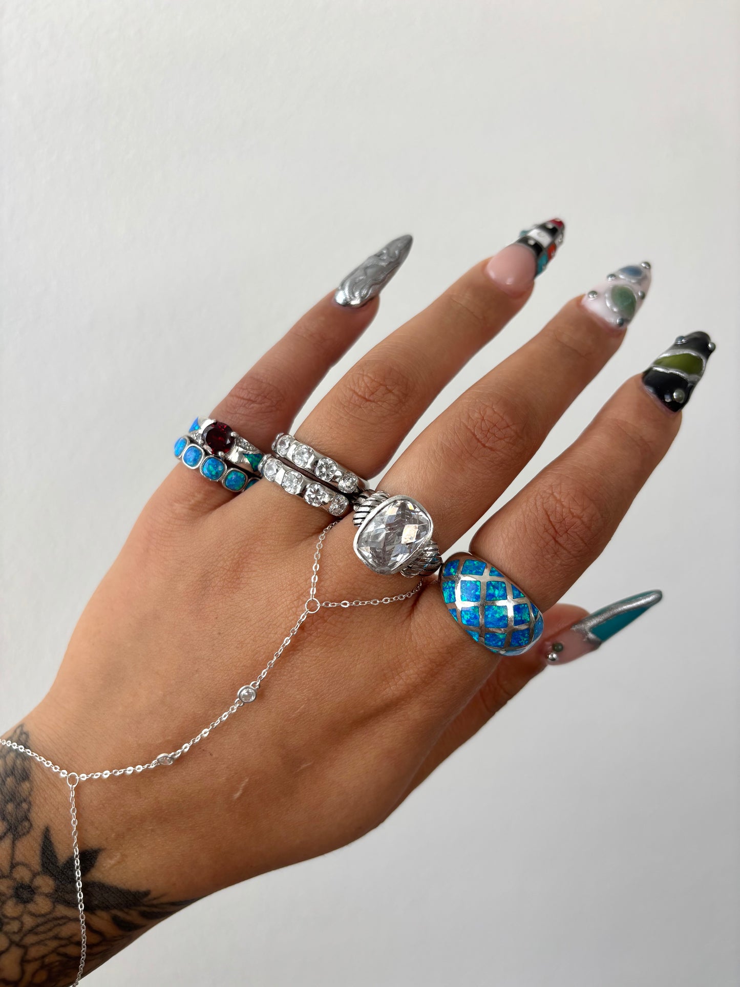 Blue Opal Ring