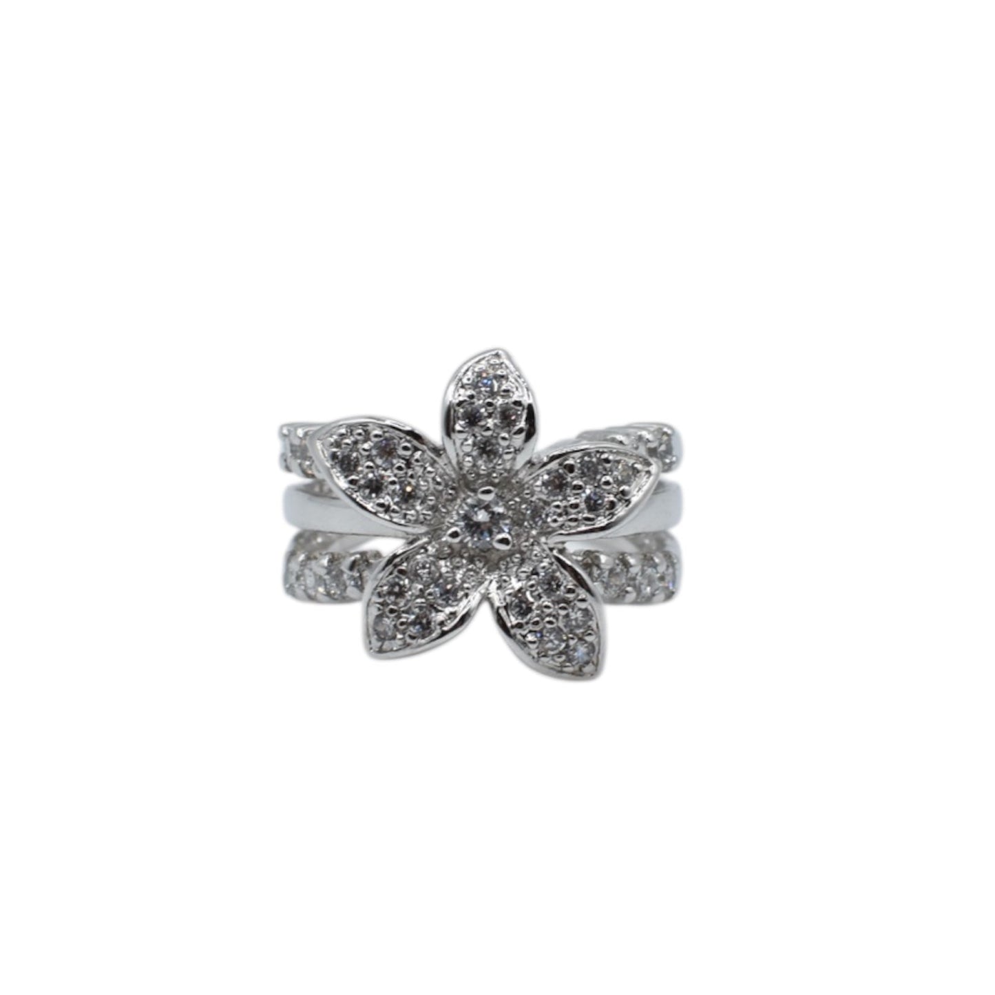 CZ Flower Ring