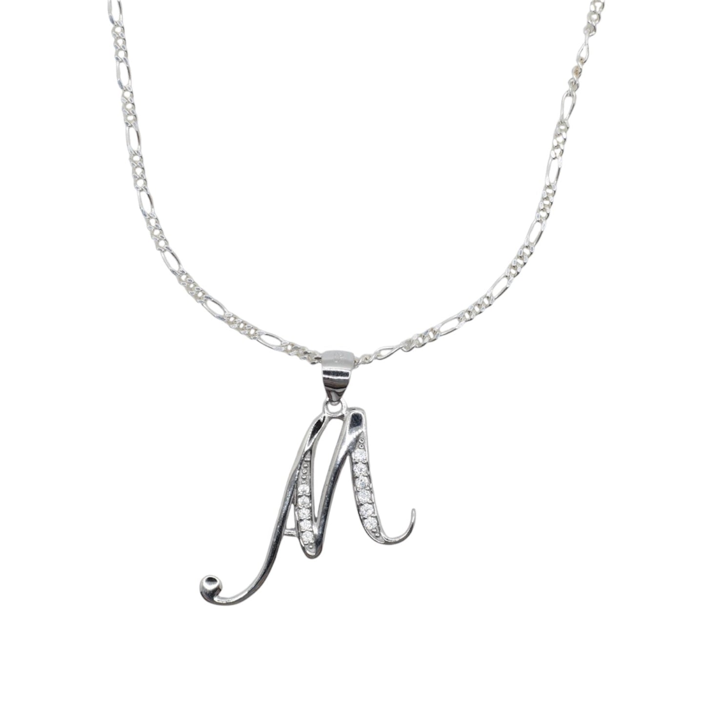 CZ Initial Necklace