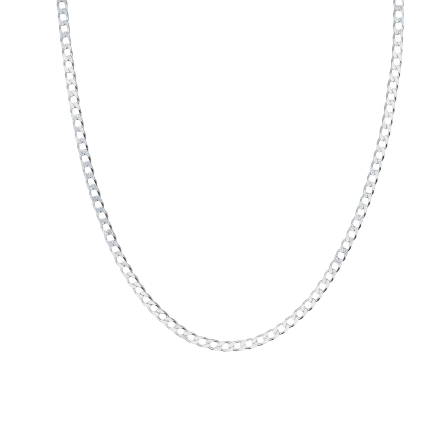 Silver Curb Chain