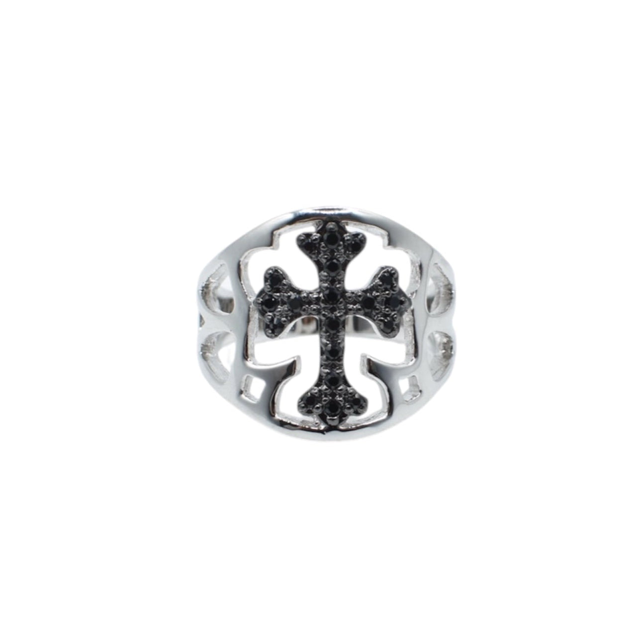 CZ Cross Ring