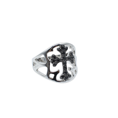 CZ Cross Ring