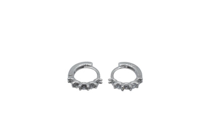CZ Huggie Hoops