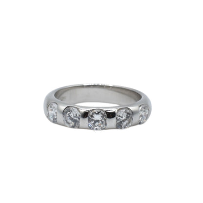 CZ Band Ring