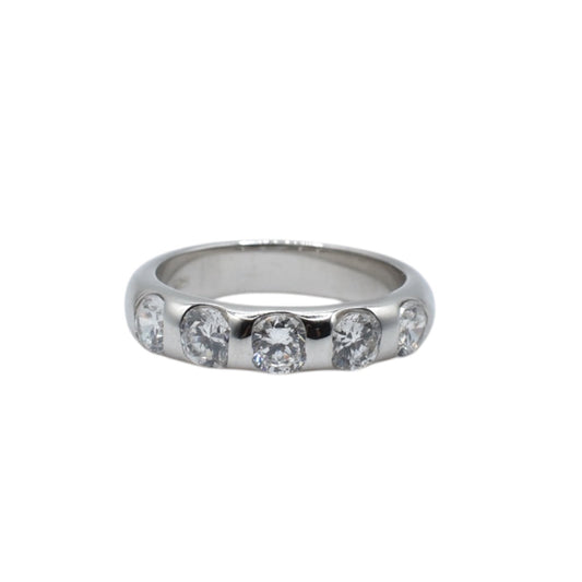 CZ Band Ring