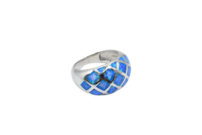 Blue Opal Ring