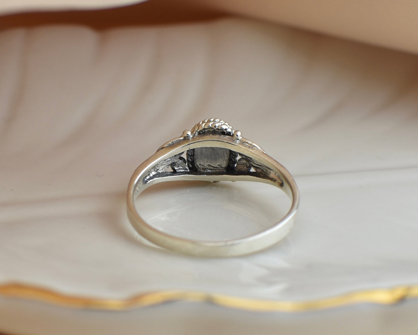 Black Onyx Sterling Silver Ring