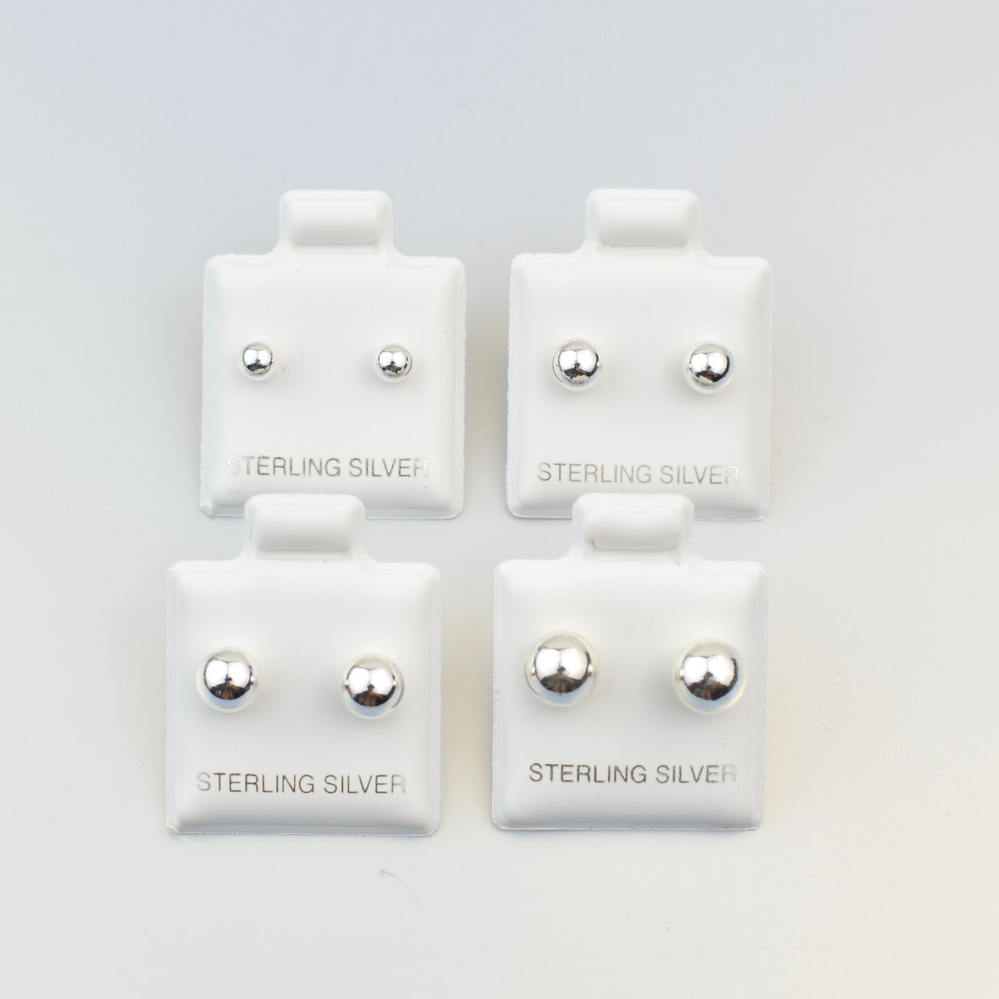 Ball Studs | Sterling Silver