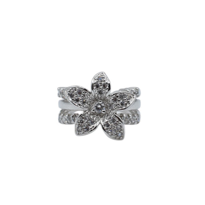 CZ Flower Ring