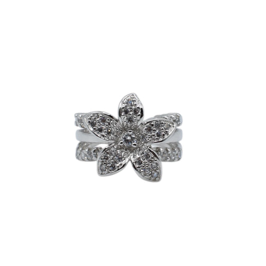 CZ Flower Ring
