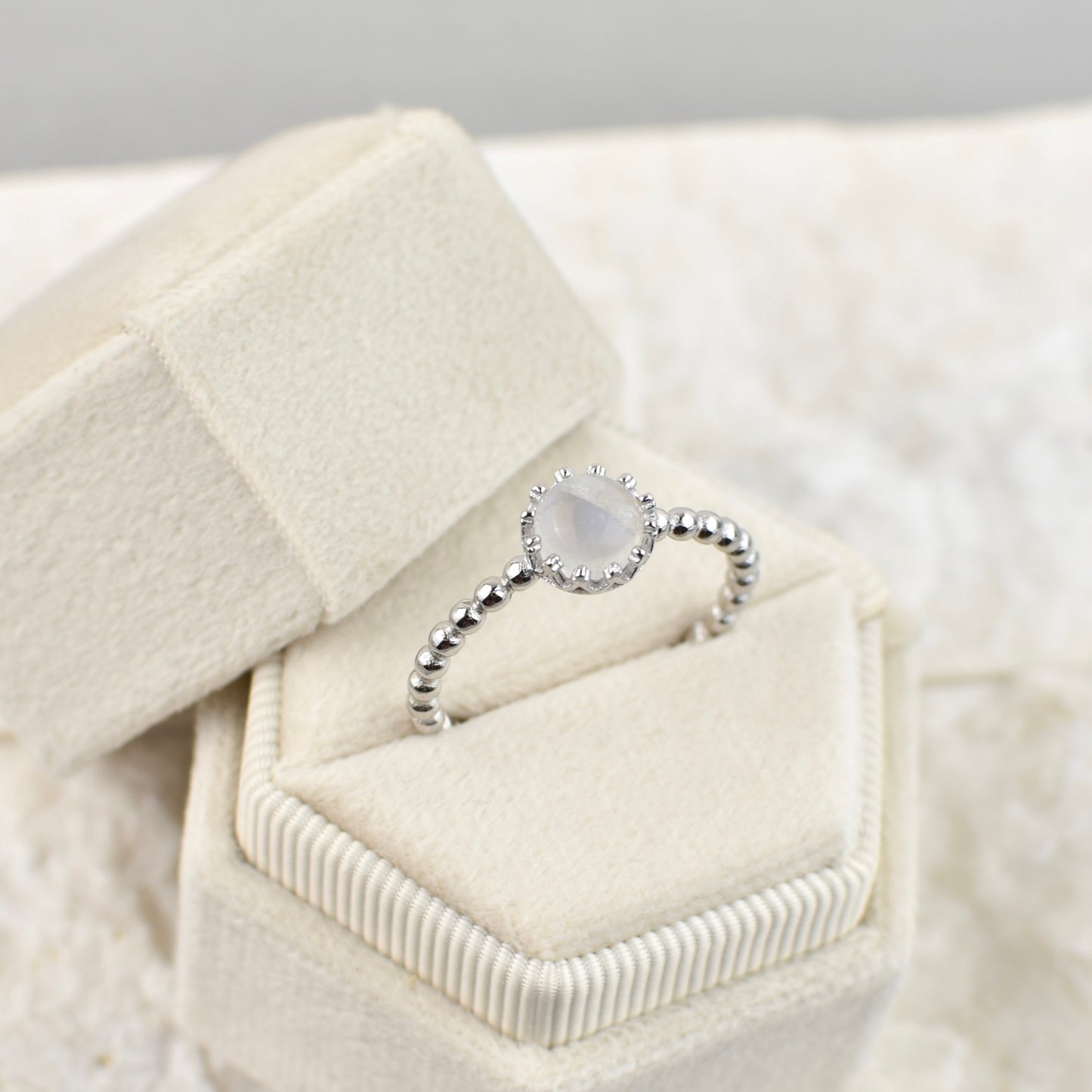 Moonstone Sterling Silver Ring