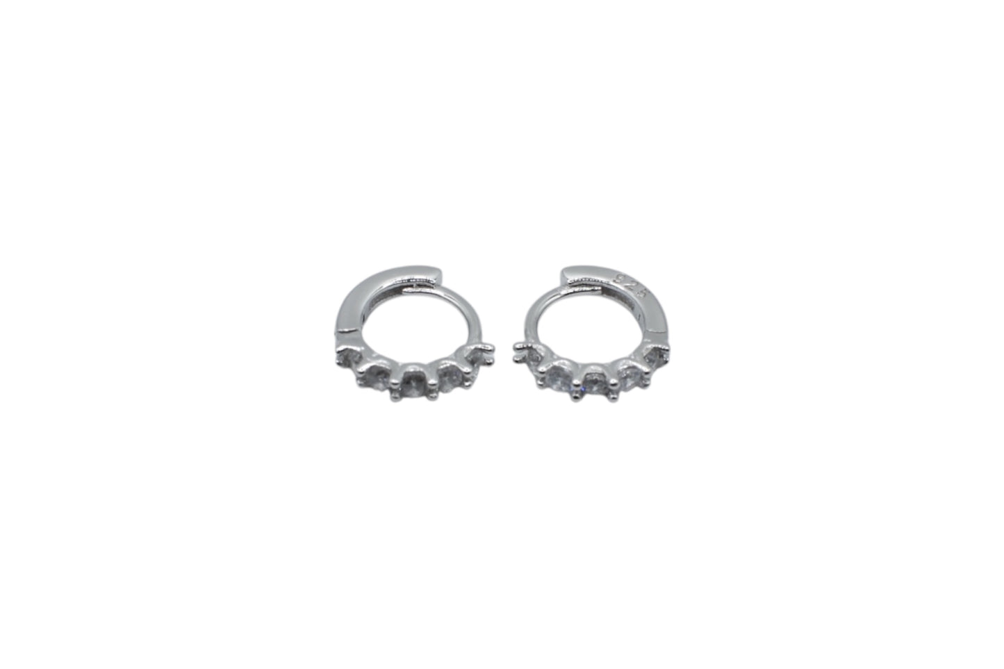 CZ Huggie Hoops