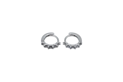 CZ Huggie Hoops