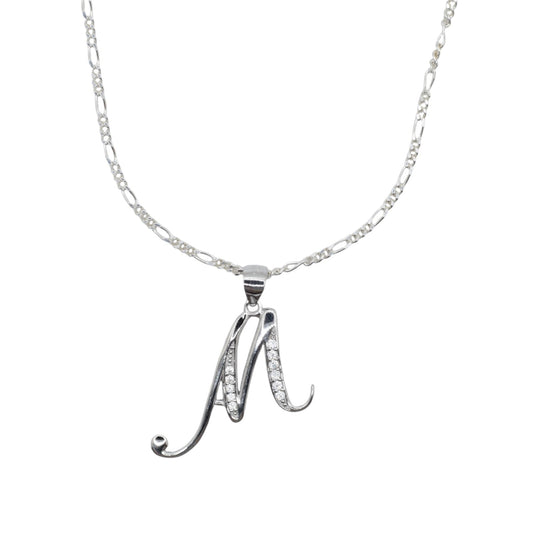 CZ Initial Necklace