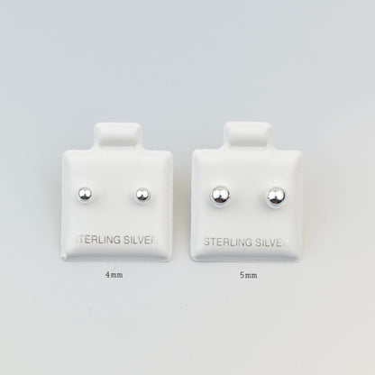 Ball Studs | Sterling Silver