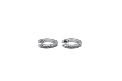 CZ Huggie Hoops