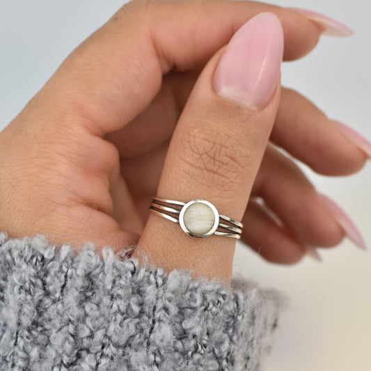 Moonstone Sterling Silver Ring