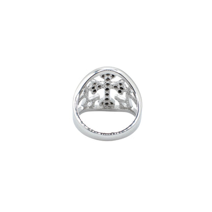 CZ Cross Ring
