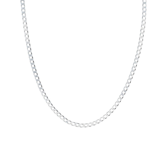 Silver Curb Chain