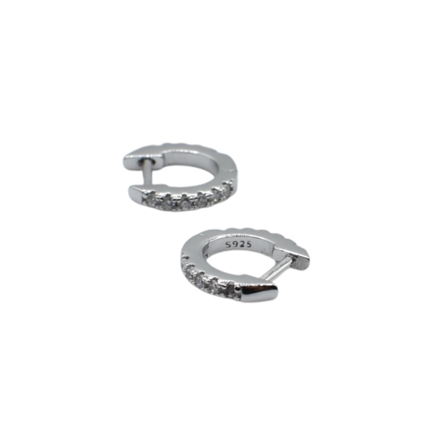 CZ Huggie Hoops
