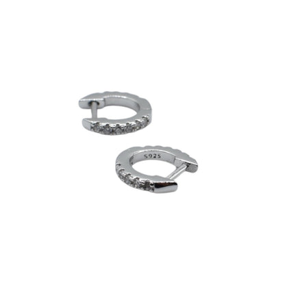 CZ Huggie Hoops