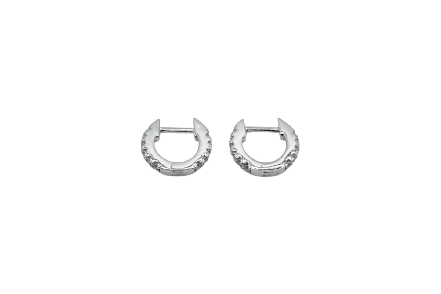 CZ Huggie Hoops