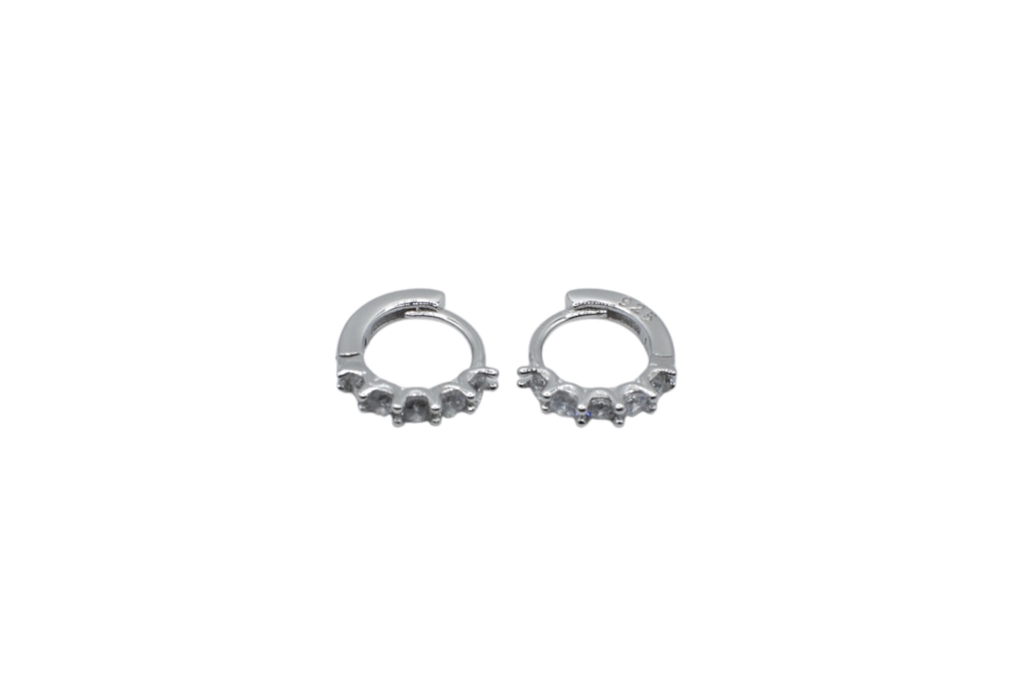 CZ Huggie Hoops