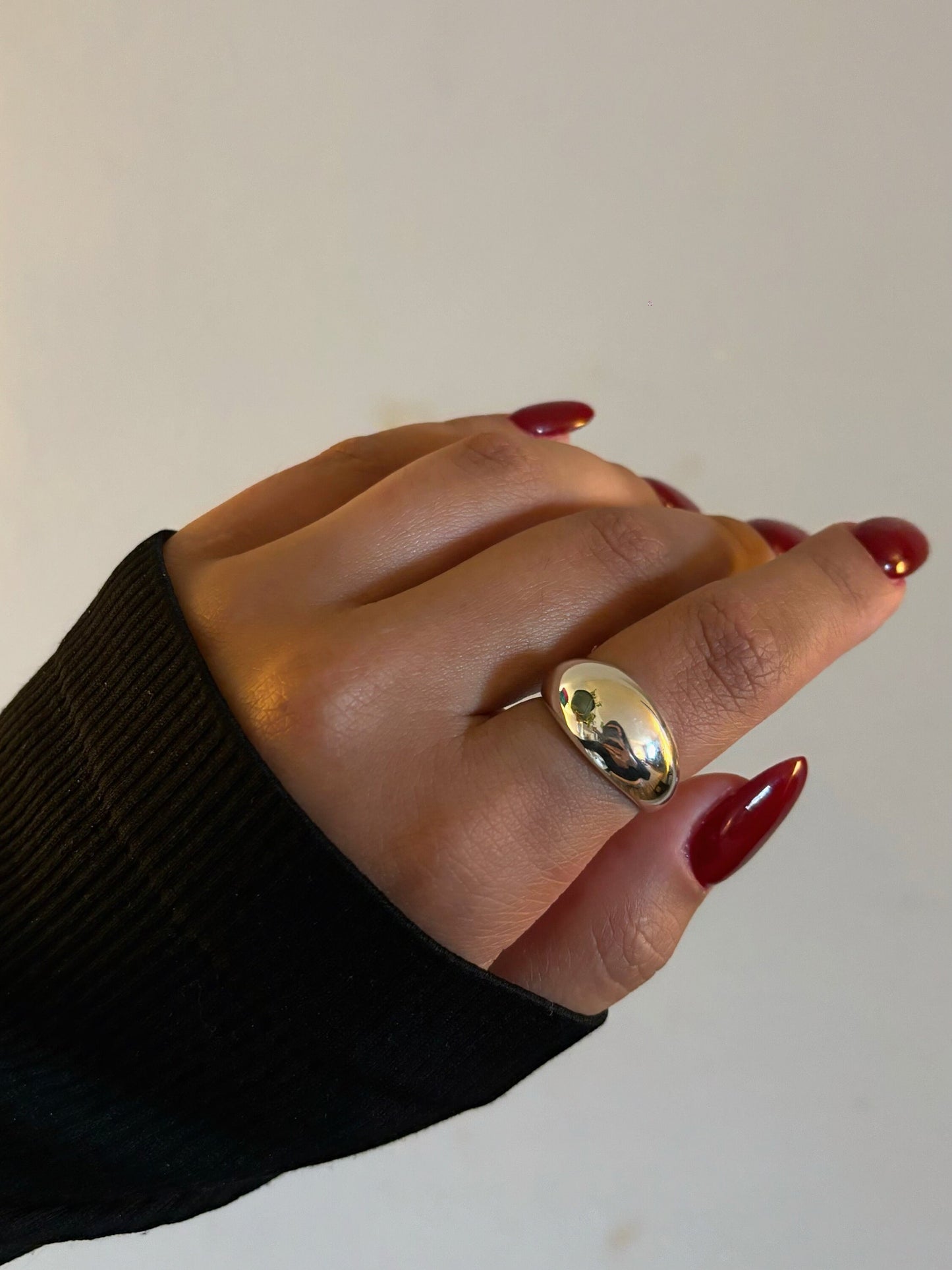 Bold Dome Sterling Silver Ring