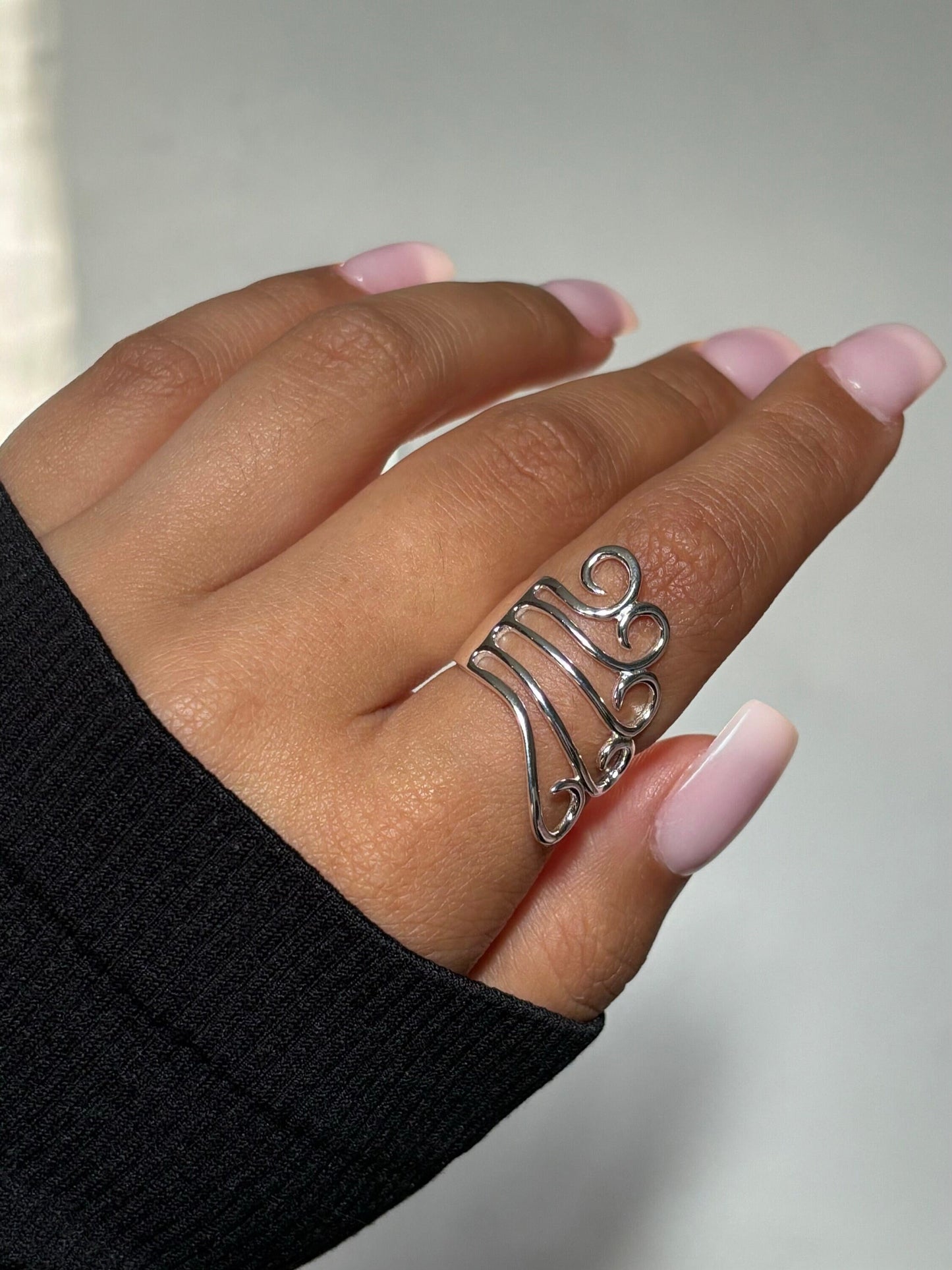 Sterling Silver Spiral Ring