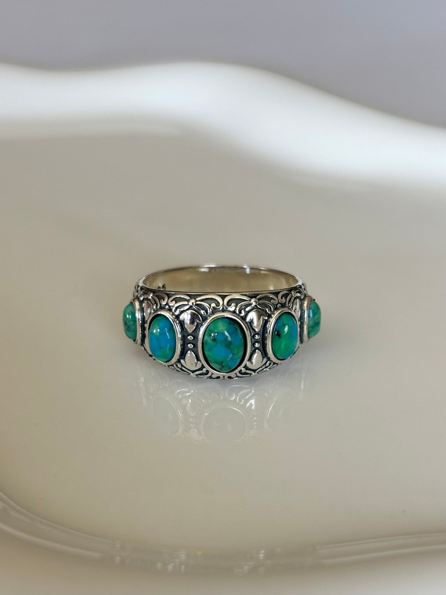 Turquoise Sterling Silver Stone Ring