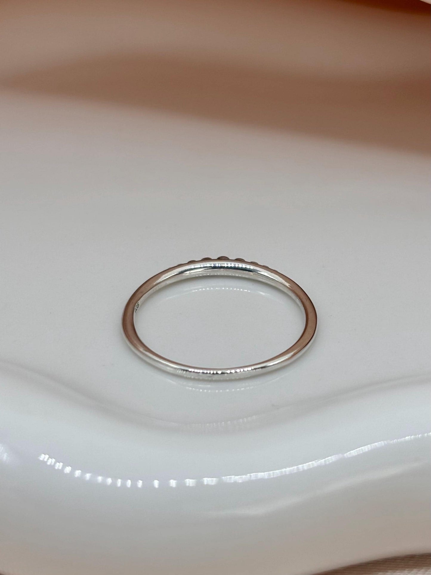 Dainty Bali Sterling Silver Ring